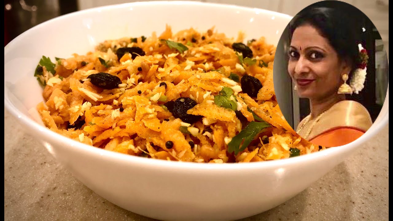 Самый вкусный Постный Морковный салат по индийский / Simple and yummy diet Carrot salad.