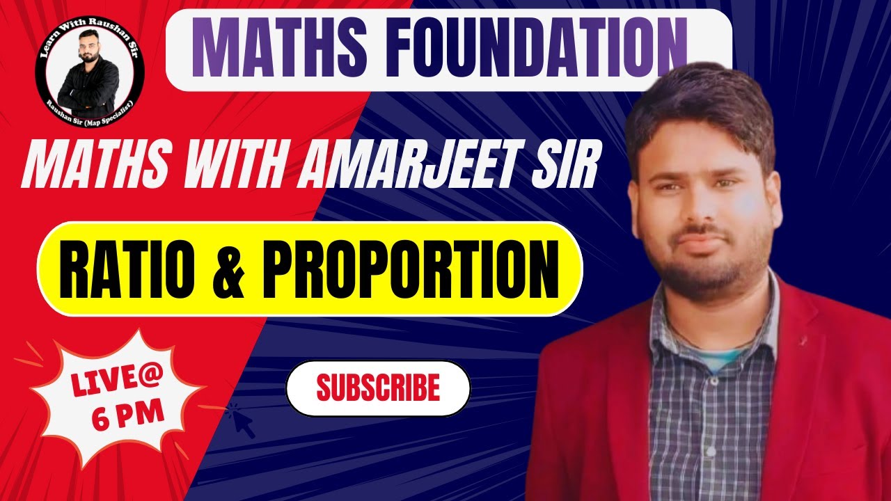 Day-23 || Ratio & Proportion (Part-3) || Maths by Amarjeet sir || RS Academy #learnwithraushansir