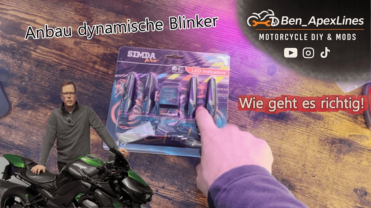 Blinker umbauen an der Z1000 - dynamische LED-Blinker richtig anschließen | Serie 8 - Teil 1