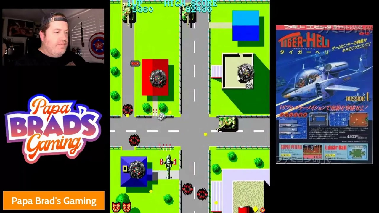 Playing Tiger Heli on iiRcade. Full review on iiRcadians Thursday night, How far can I get?