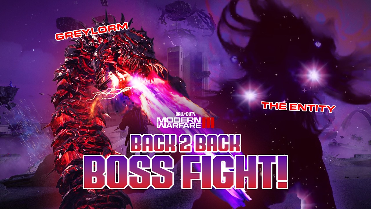 [COD: MWZ] BACK 2 BACK BOSS FIGHT: GREYLORM +THE ENTITY w/@TheTacticalPigeon