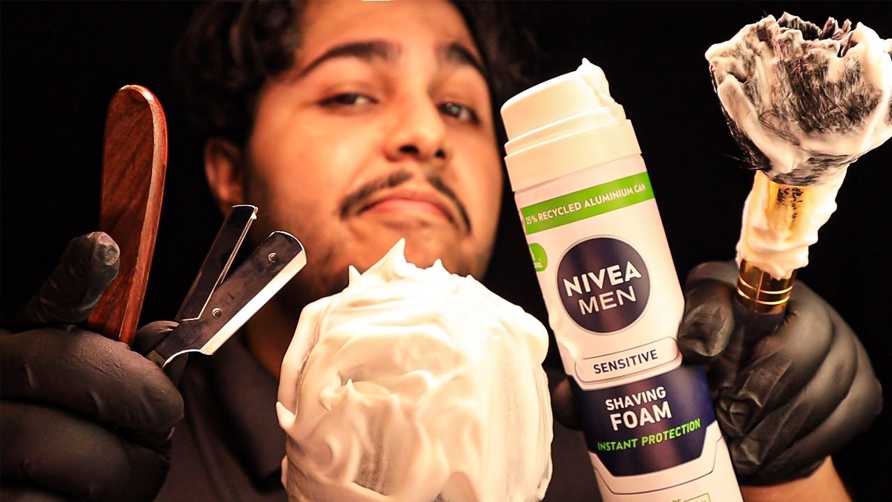 Fastest ASMR Barbershop Shave Experience (Very Tingly)