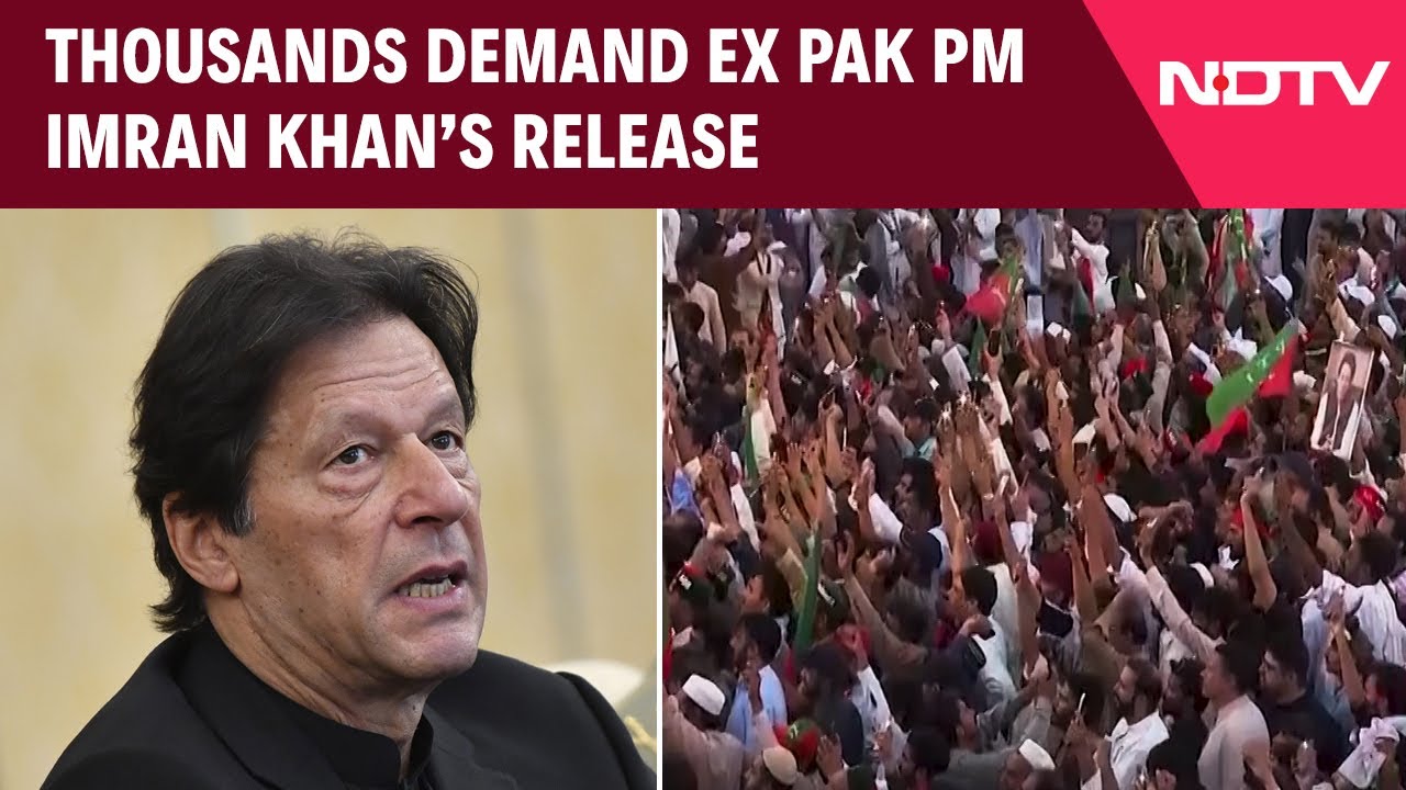 Imran Khan News | Thousands Defy Roadblocks In Rally, Demand Pakistan Ex PM Imran Khan's Release