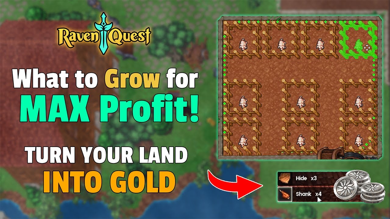 How to Make BIG Silver with Your Farmland in RavenQuest