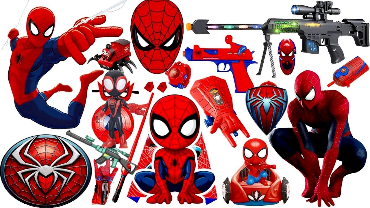 Marvel Toy Series Unboxing, Popular Spider-Man Toy Car, Marvel Popular Action Toys Gun