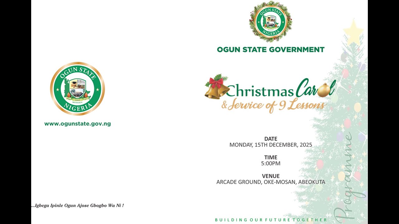 CHRISTMAS CAROL & SERVICE OF 9 LESSONS 2025