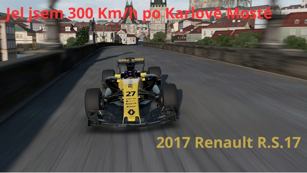 F1 na Karlově Mostě?! | 300 km/h skrz Prahu