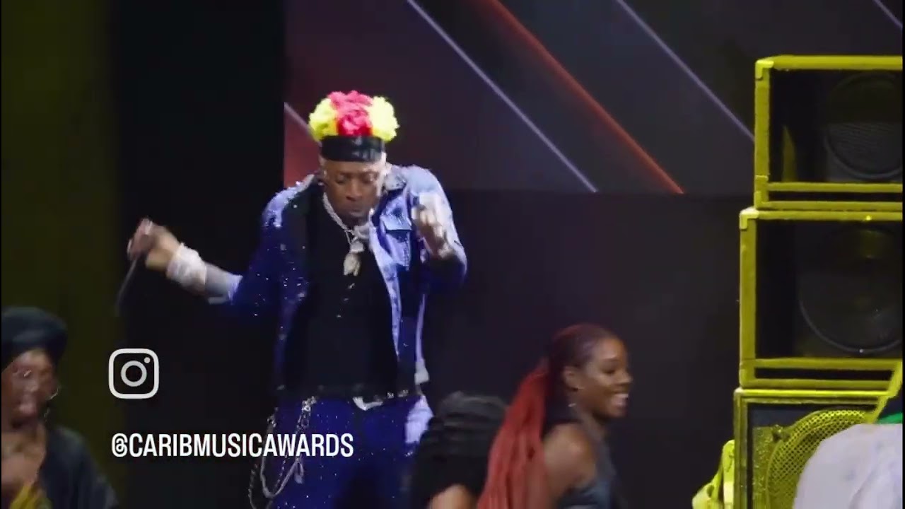 Elephant man performed hits after hits at the Caribbean music award 