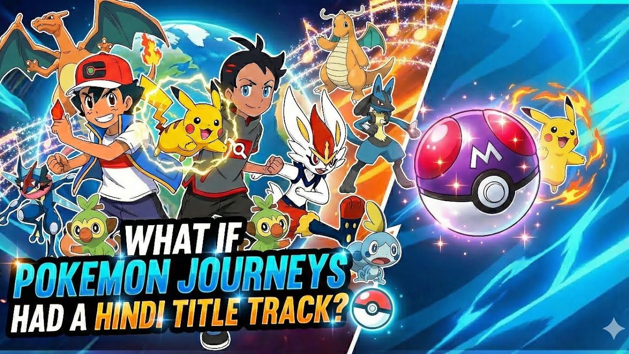 What if Pokemon journeys had a hindi title track || pokemon journeys #animemusic #pokemon 