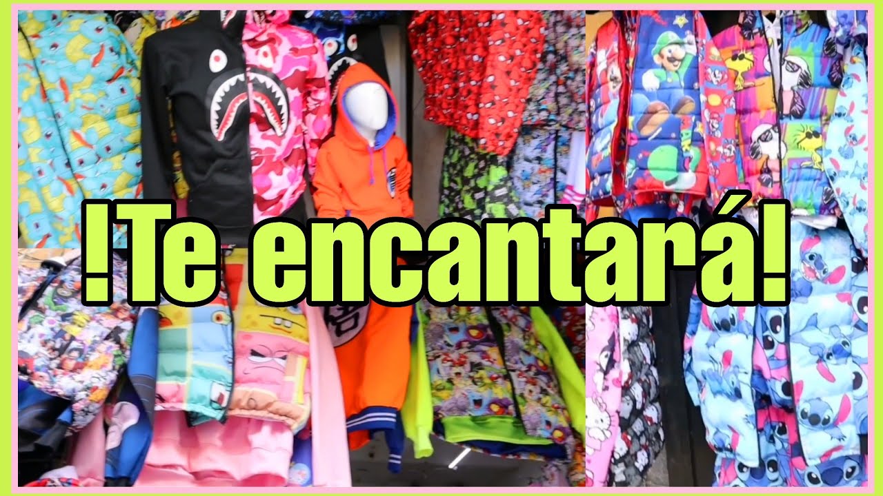 🦺FABRICANTE mexicano en el centro de ropa de Anime y personajes