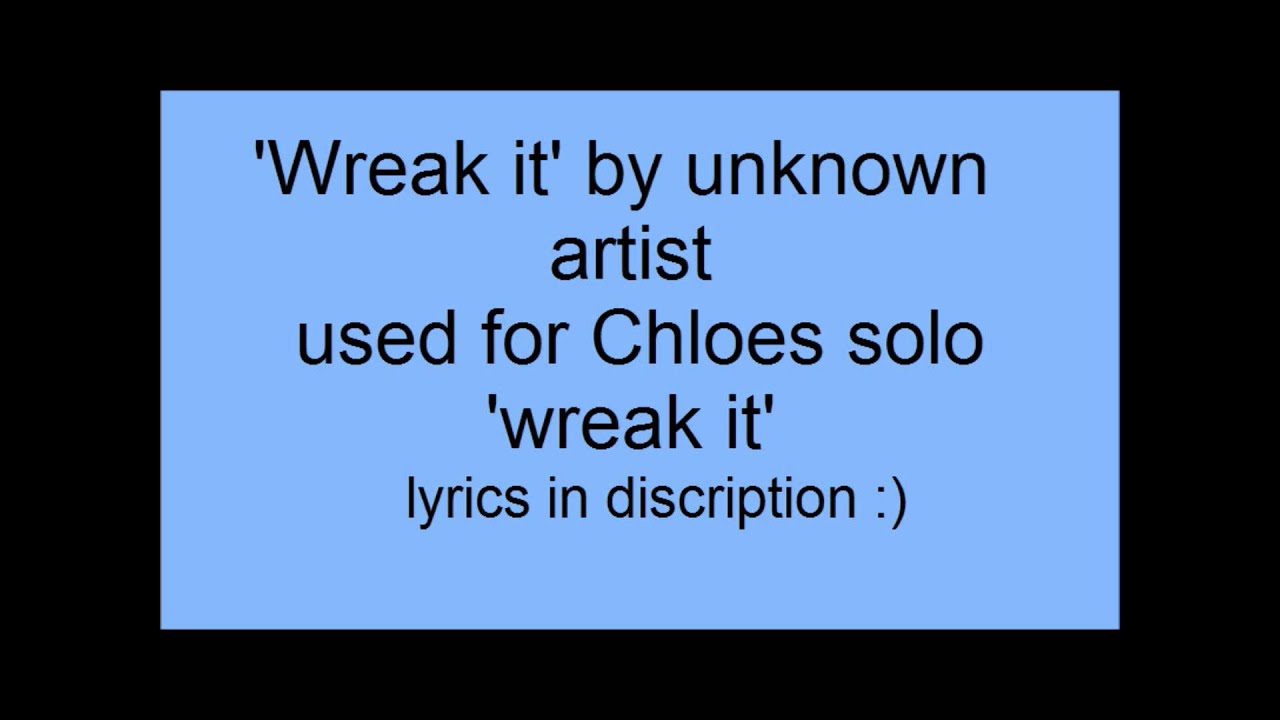 Wreck it- dance moms music +lyrics!