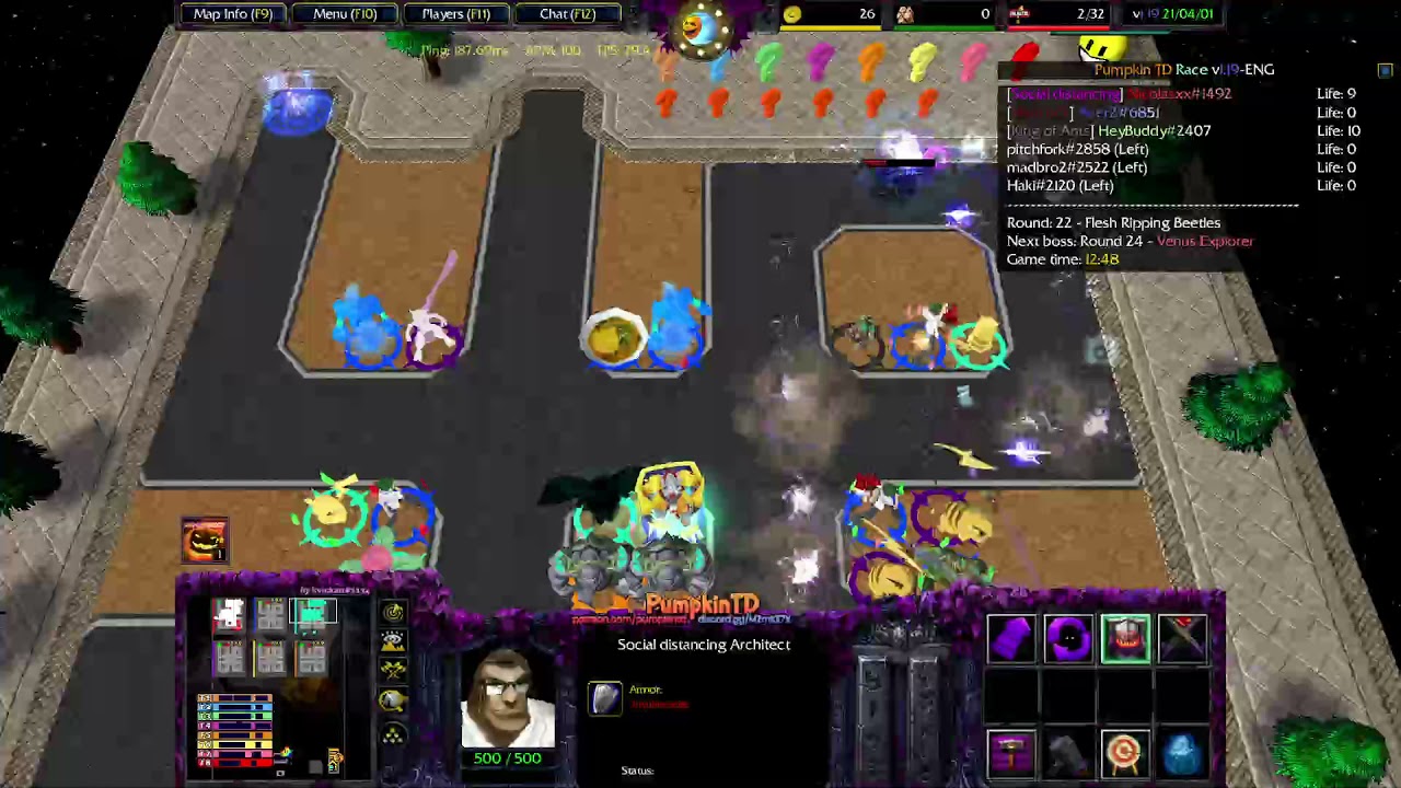 Pumpkin TD -Warcraft 3 (16M Damage Race Mode)