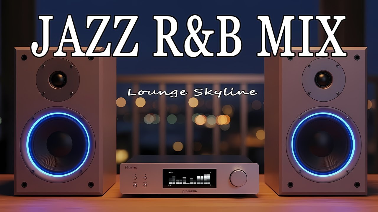 Relaxing Smooth Jazz Lounge 🌙 Skyscraper Lounge Vibes for Evening Work
