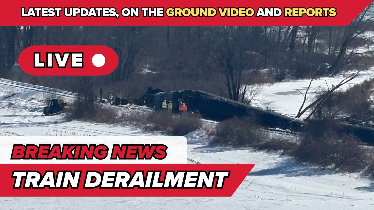 LIVE | Train Derailment in Mansfield
