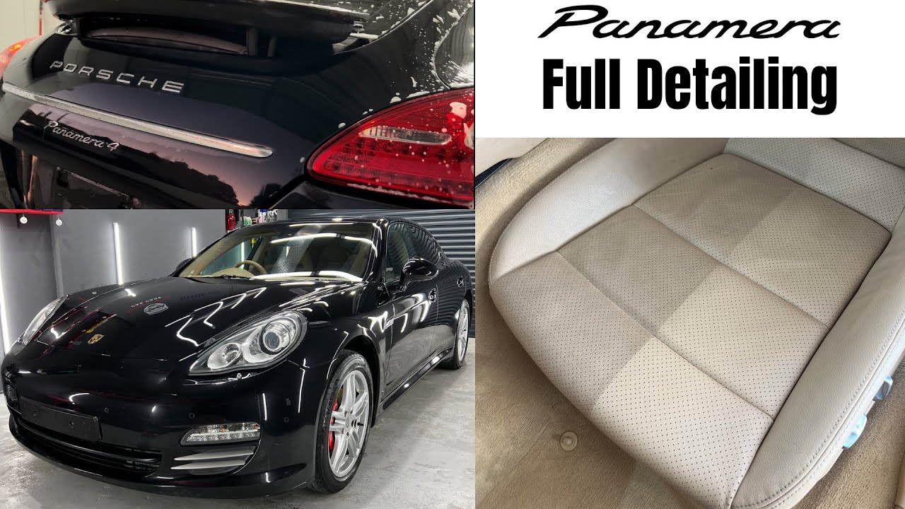 Porsche Panamera detailing asmr | full detailing | ceramic coating🚗💦