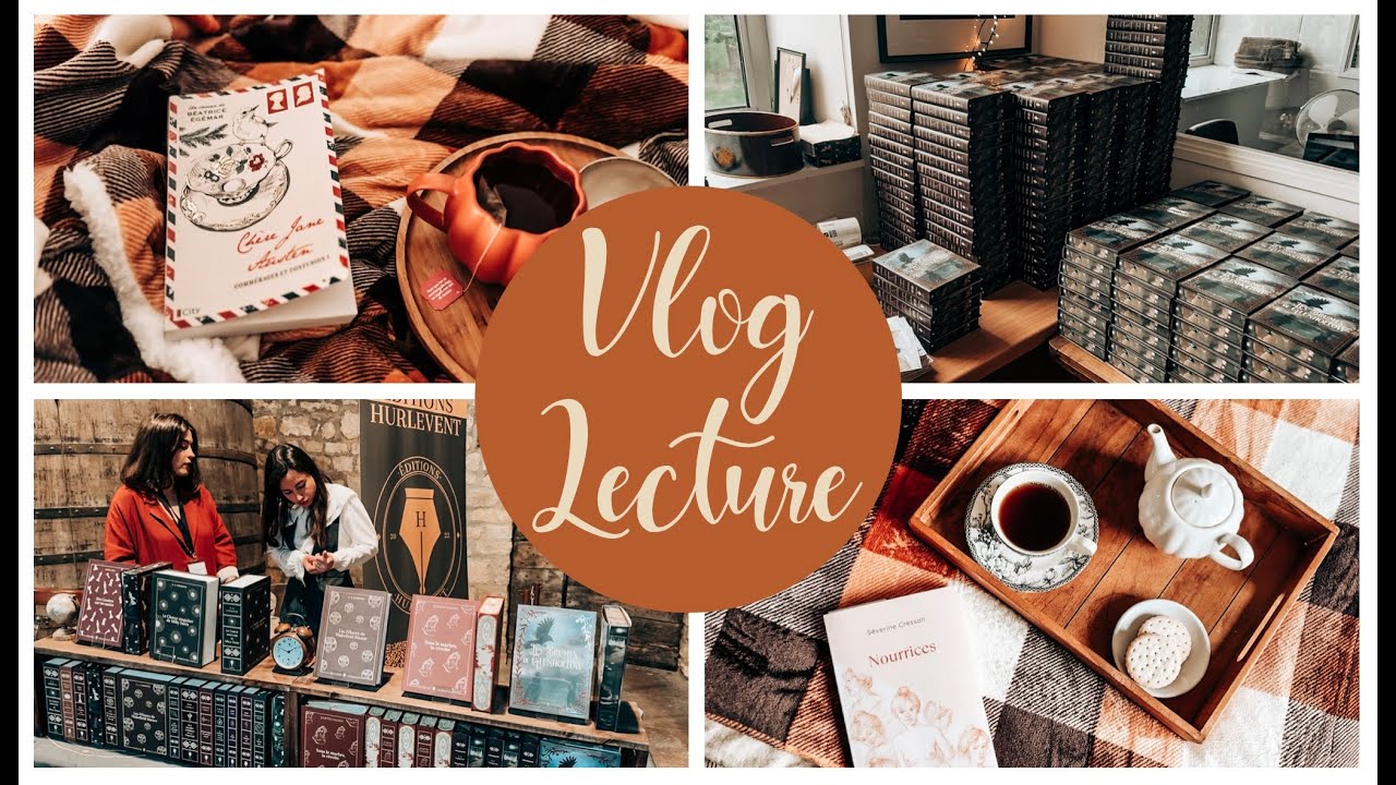 Vlog lecture : semaine du 22 septembre// Deux très bonnes lectures, réception et salon 📚✨🫖