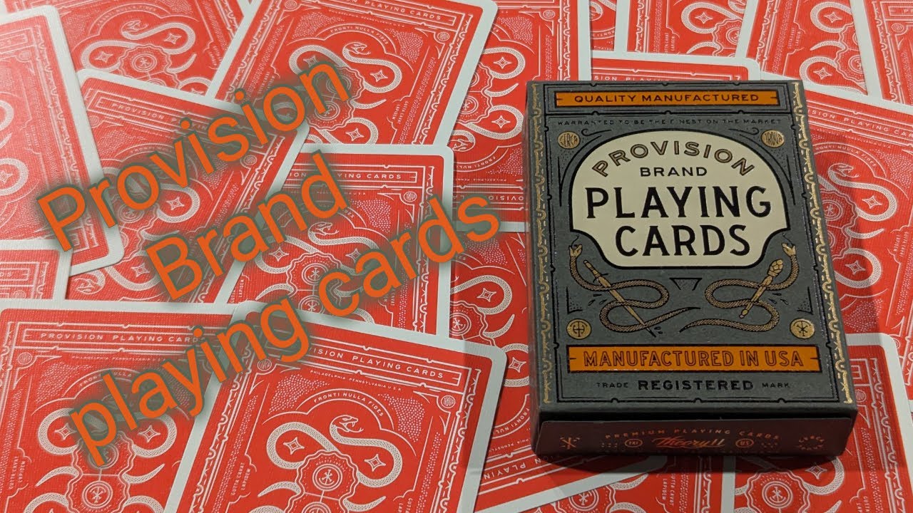 Daily deck review day 435 - Provision Brand playing cards by Theory11
