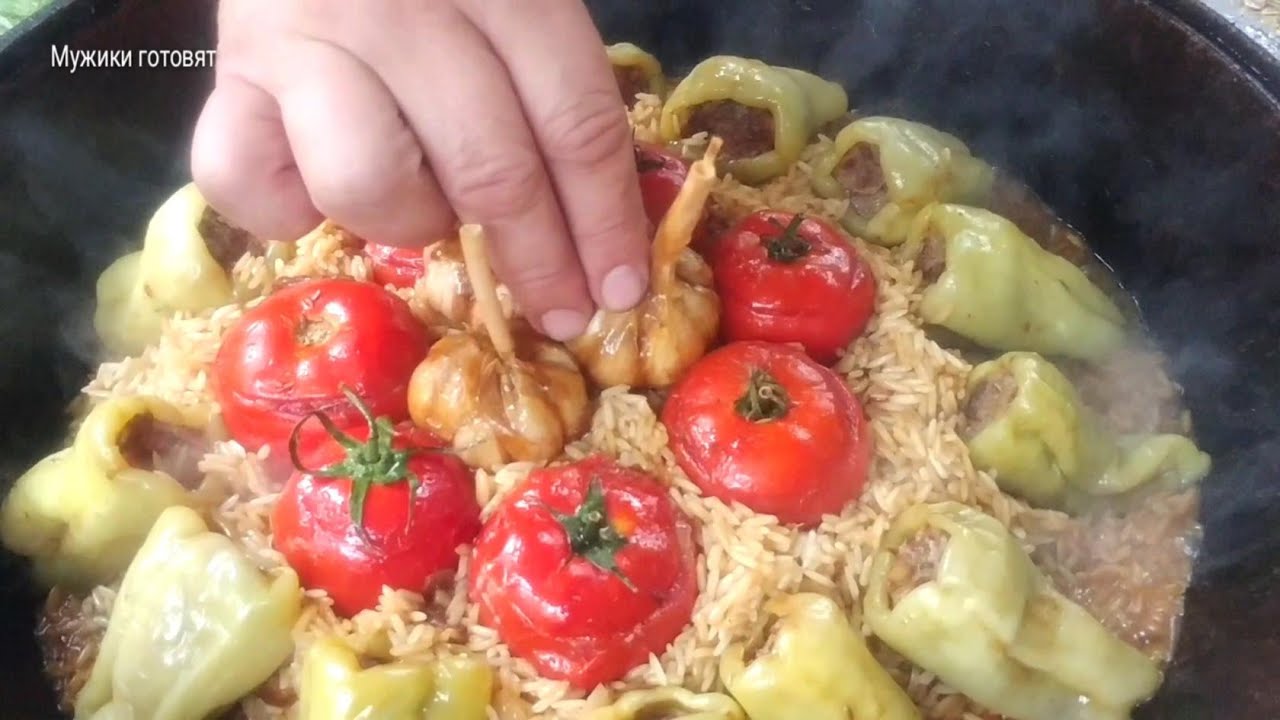 ПЛОВ КОТОРЫЙ ПОНРАВИТЬСЯ ВСЕМ ГОСТЯМ! ПРОСТО И ОЧЕНЬ ВКУСНО! ВЫ ТАК ЕЩЕ НЕ ГОТОВИЛИ!#ЛЯПЫ#ПЛОВ#ДОЛМА