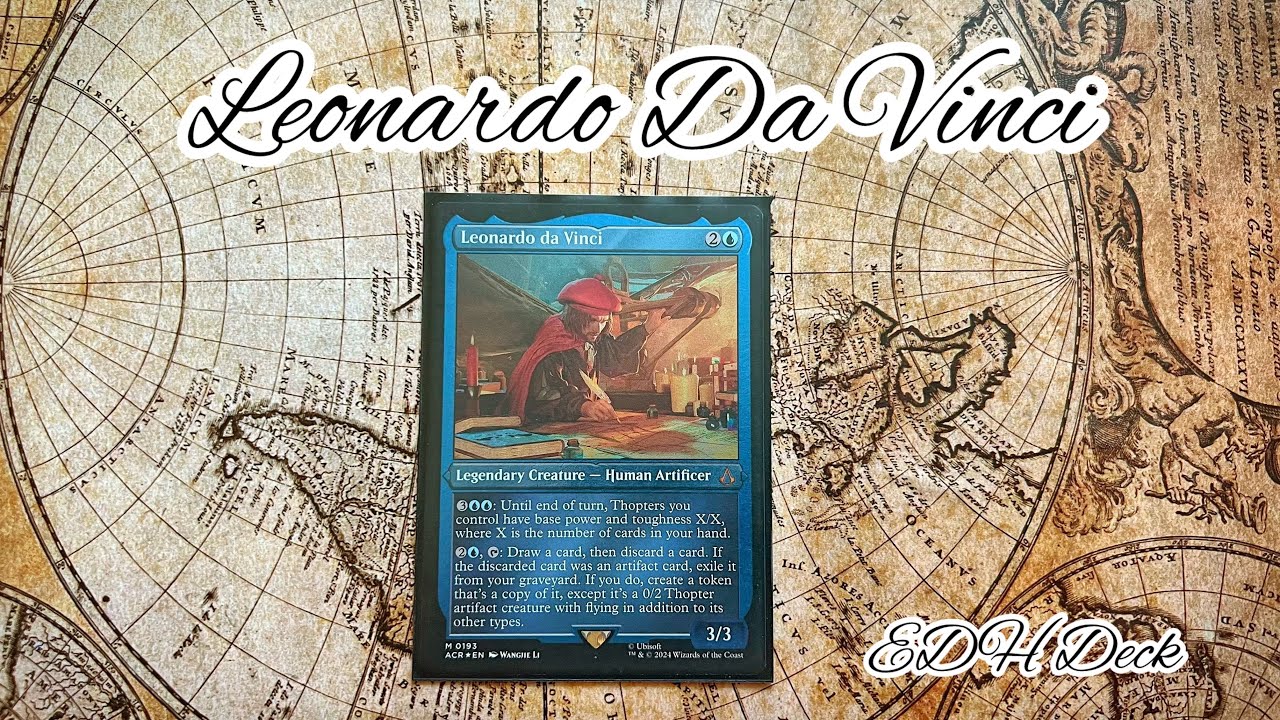 Leonardo Da Vinci EDH Deck #mtg #edh #deckprofile #cards #leonardodavinci #assassinscreed