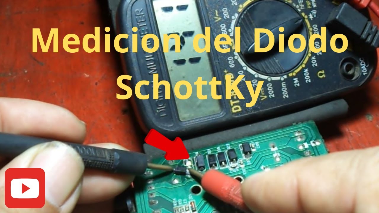Prueba y funcionamiento del diodo Schottky
