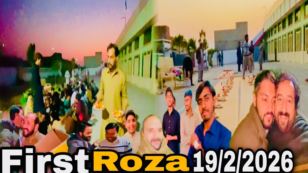 Ramzan Mubarak 2026 Ka pehla Roza Aftaar Qalb e Abbas 🌸🌹😍❤️￼