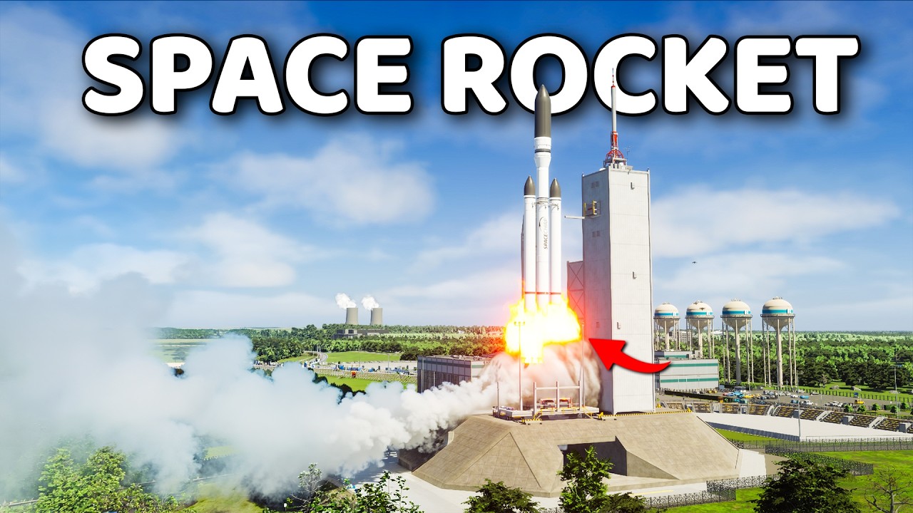 Going to SPACE in Cities Skylines 2