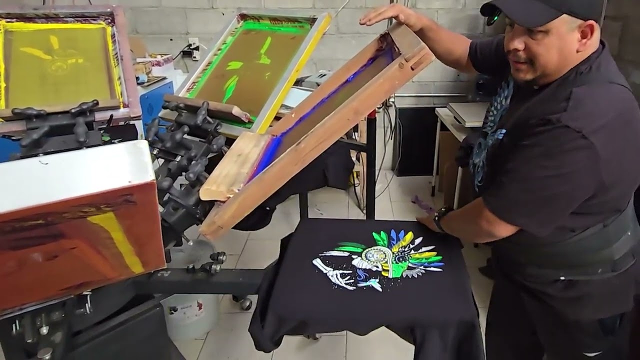 COMO AHORRAR MARCOS USANDO COLORES SEMIOPACOS | SERIGRAFIA TEXTIL