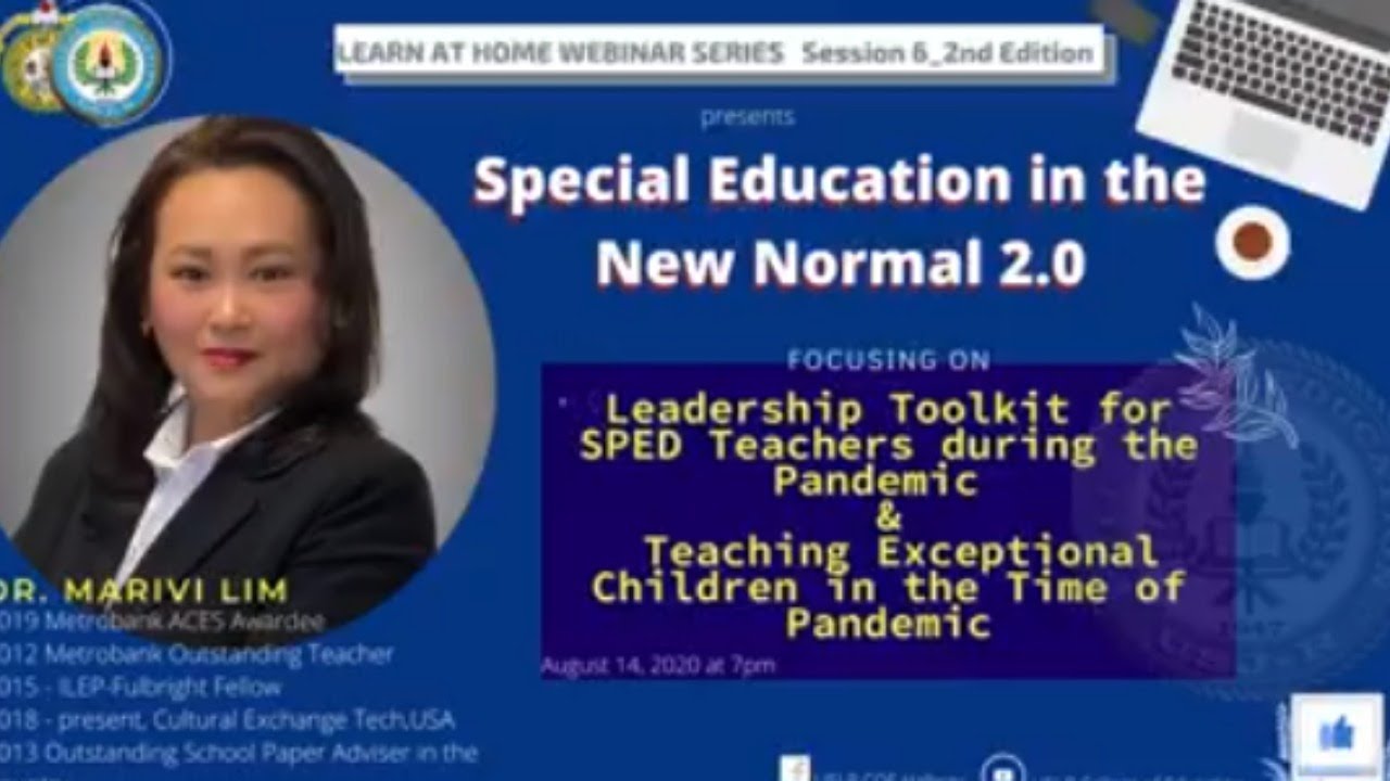 SPECIAL EDUCATION IN THE NEW NORMAL 2.0
