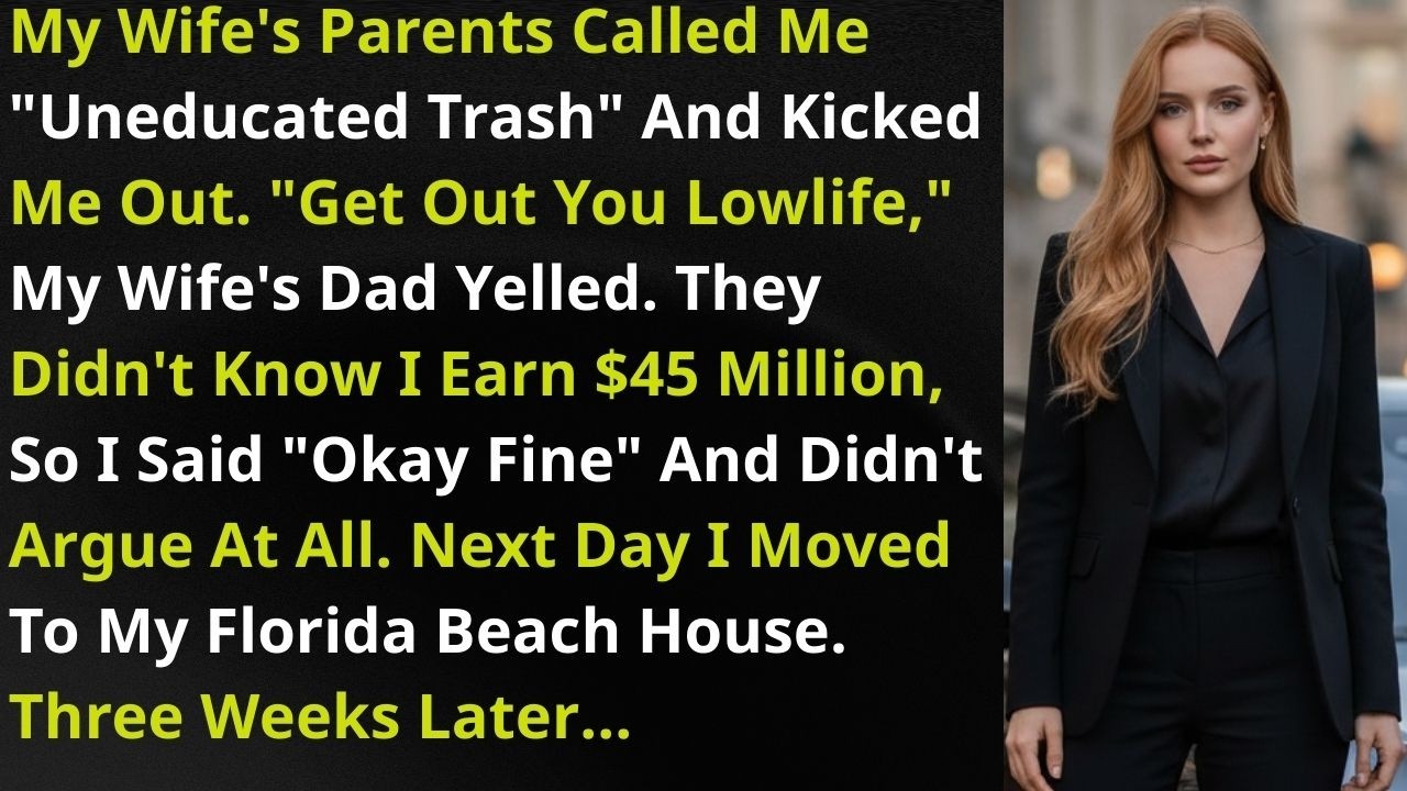 Wife’s Parents Called Me 'Uneducated Loser' & Kicked Me Out. 'Get Out, You Lowlife,' Wife’s Dad Said