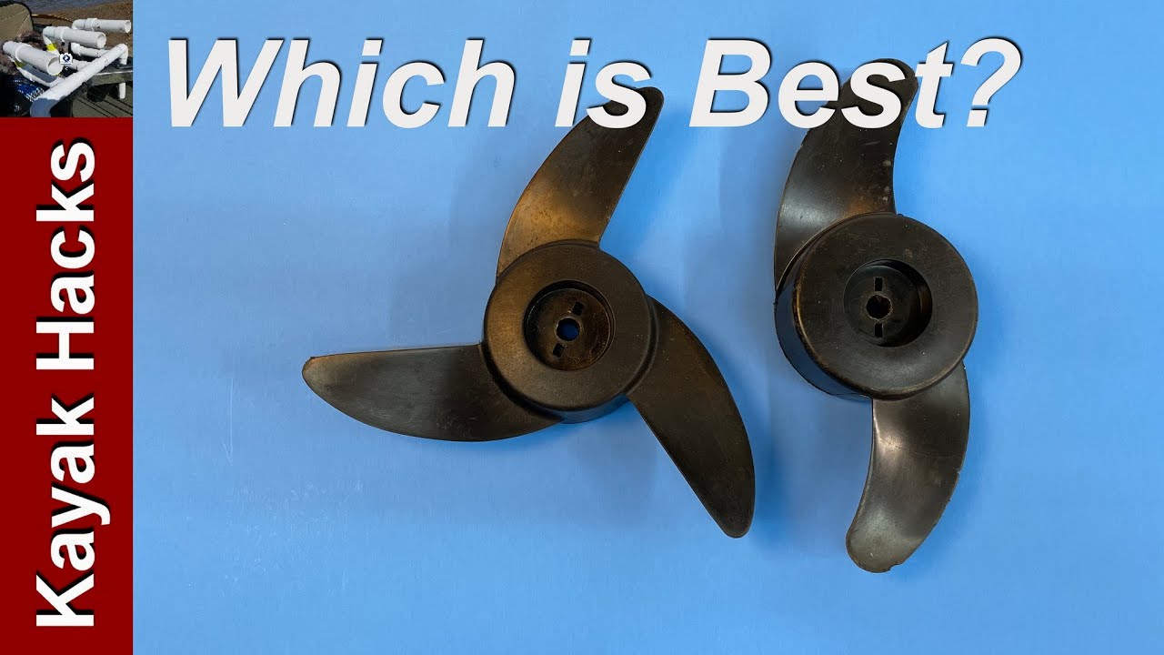 Kayak Trolling Motor Prop - 2 Blade Prop vs 3 Blade Prop