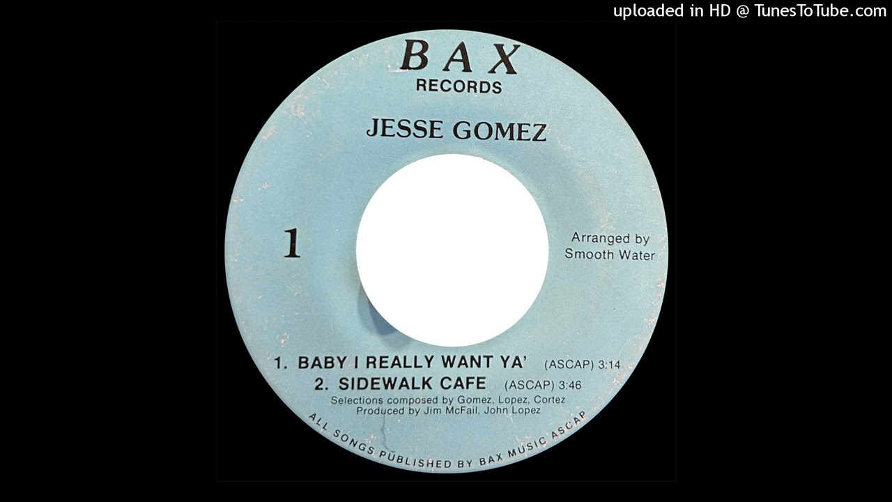 JESSE GOMEZ - Sidewalk Cafe - BAX (from 7