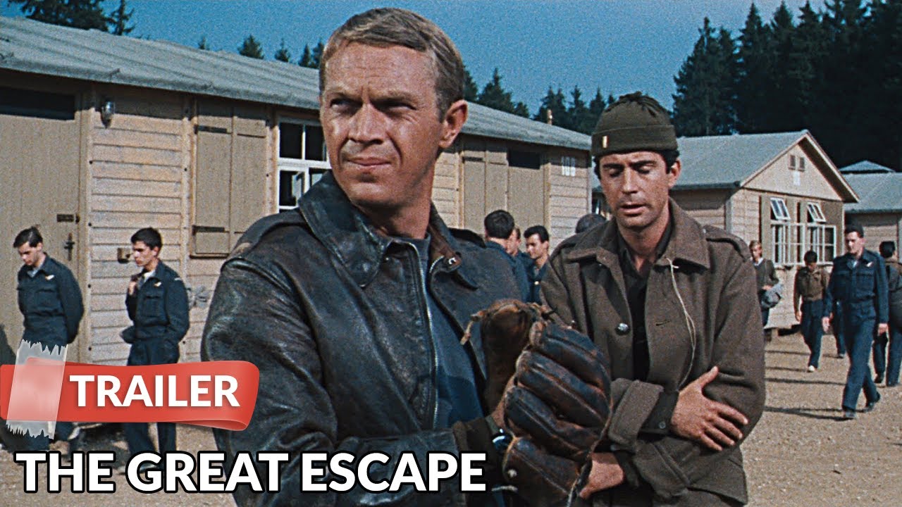The Great Escape (1963) Trailer | Steve McQueen | James Garner
