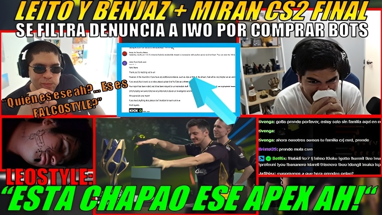 😳LEOSTYLE reacciona a la FINAL de VITALITY vs PARIVISION OT| FILTRAN captura de IWO CONTRATANDO BOTS