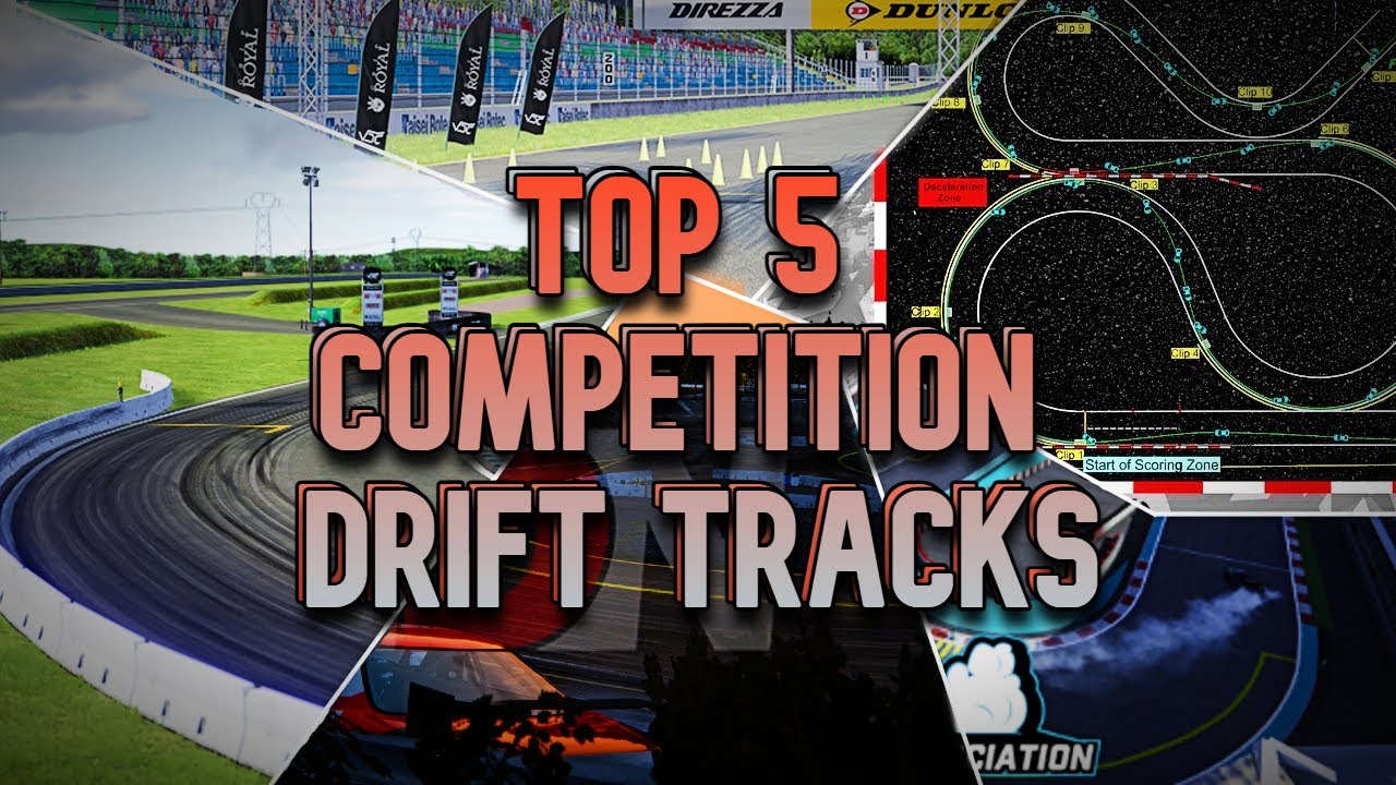 TOP 5 COMPETITION DRIFT TRACKS - Assetto Corsa Drifting