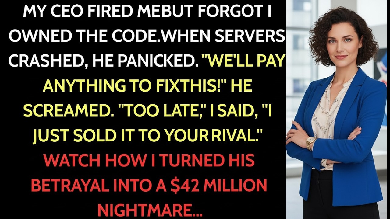 CEO Fired Me and Tried to Steal My Code — He Forgot I Owned the License 💼🔥