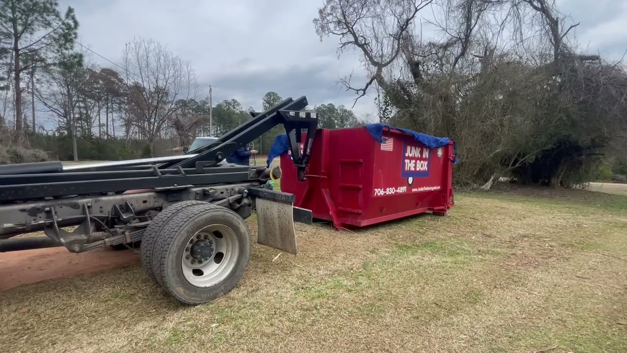Dumpster Rental Service Augusta GA | Yard Debris Removal Made Easy | Junk In The Box