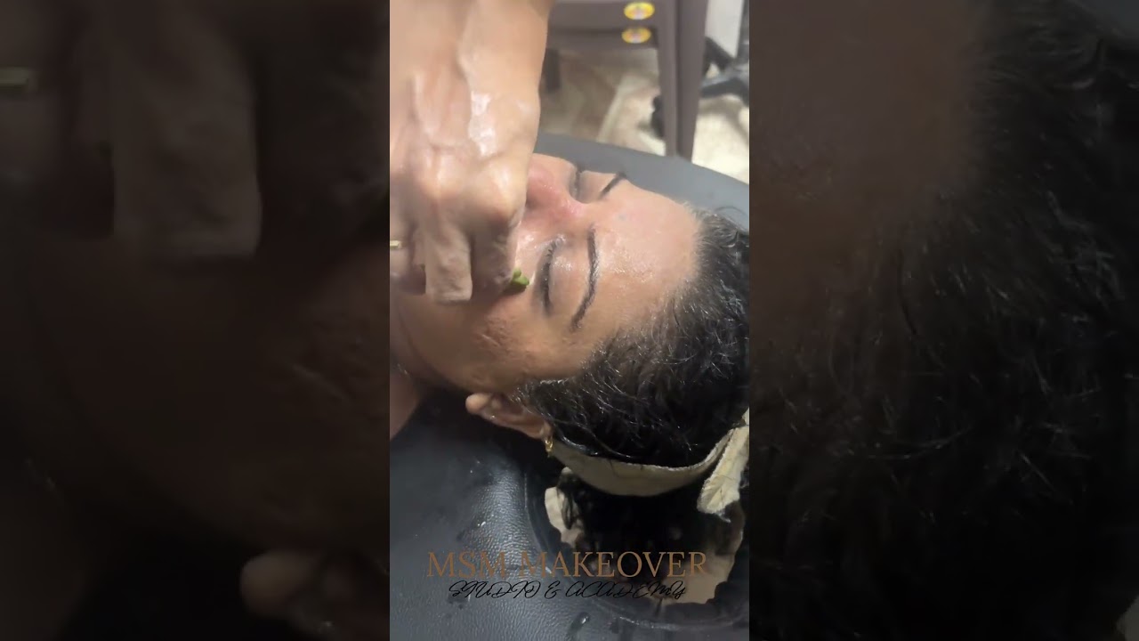 mavon + hydra facial + root touch up| MSM MAKEOVER STUDY& ACADEMY| #ytviralvideo #hydrafacial #short