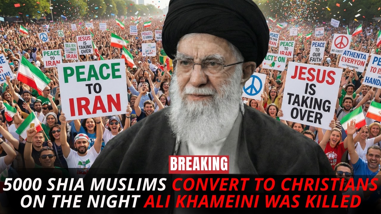 BREAKING: 5000 MUSLIMS Convert to Christianity IN TEHRAN The Night ALI KHAMENEI Was ELIMINATED