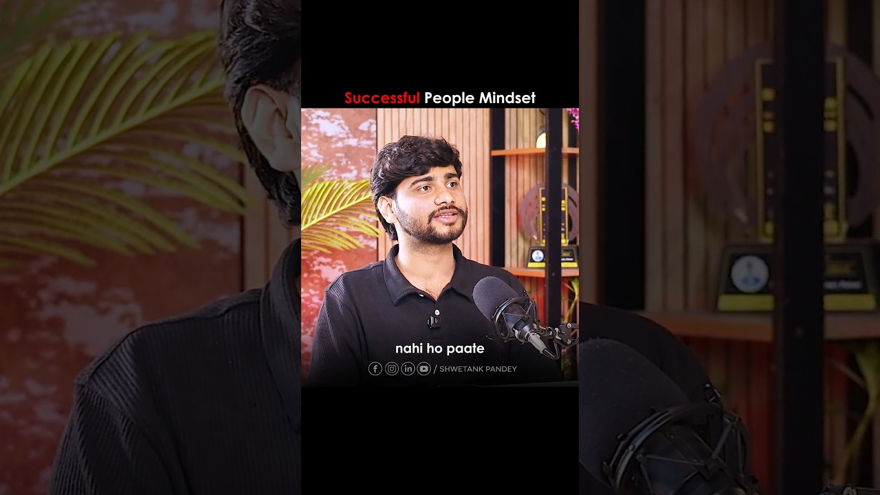 Successful People Secrets 😳🔥 | Ankit Dubey - Shwetank Pandey #shorts #upsc #success #podcast