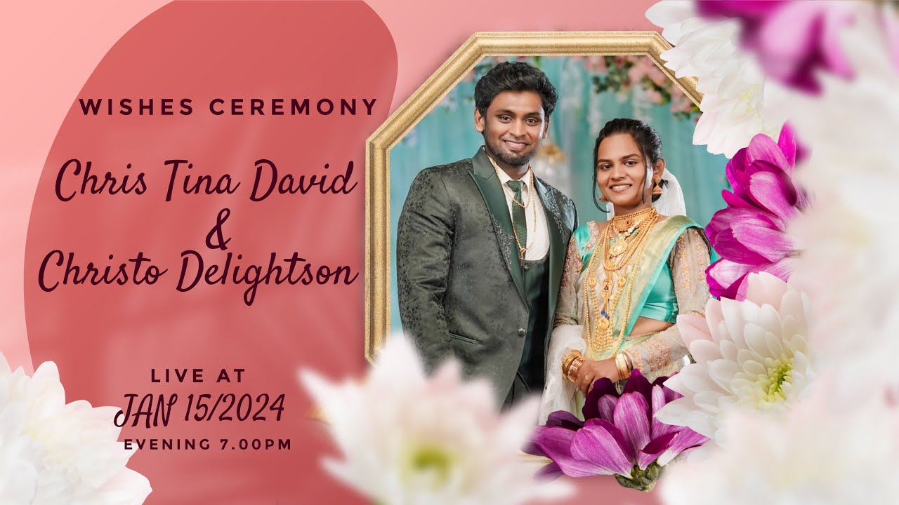 Chris Tina David - Christo Delightson | பெண் வாழ்த்து  | Live Telecast |  15.01.2024 | Jebas Media