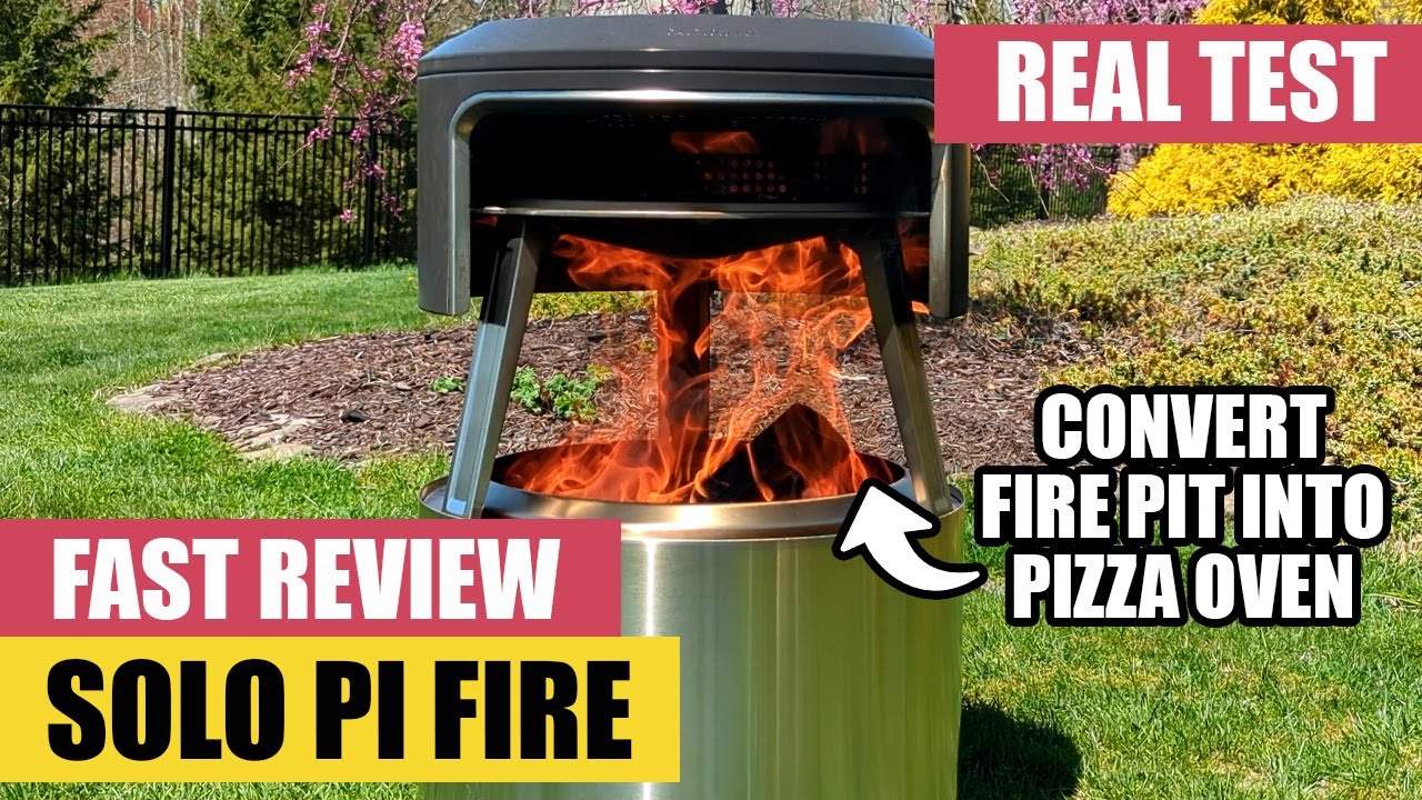 FAST REVIEW | Solo Pi FIRE, Turns Fire Pit Into Pizza Oven