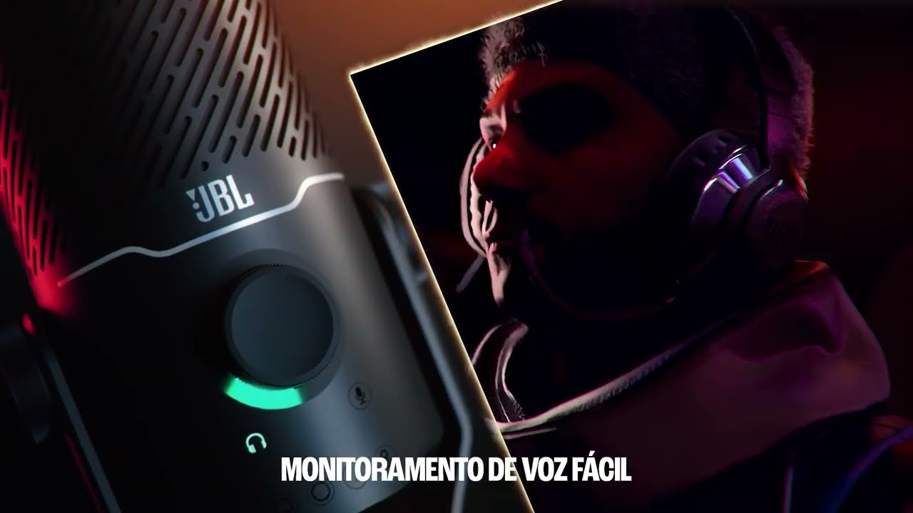 JBL QUANTUM STREAM STUDIO | Dare to dive in - Sua voz n&iacute;tida e perfeita!