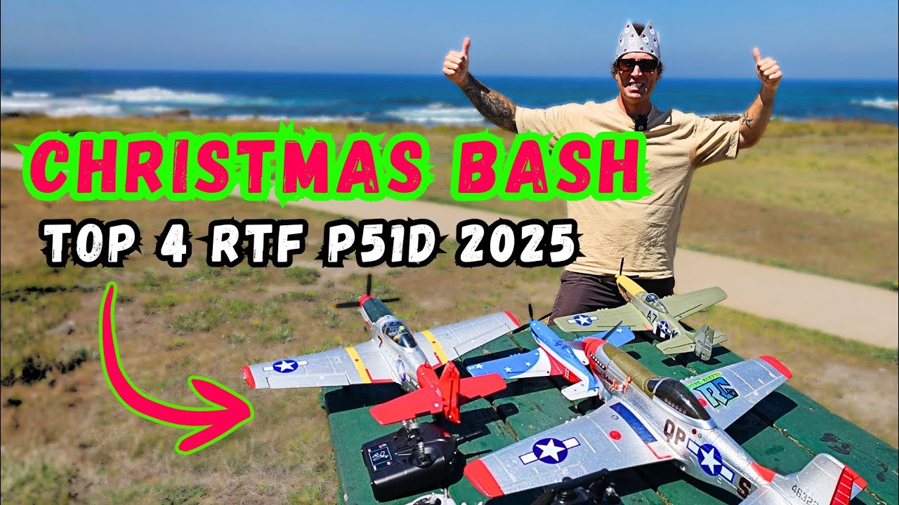 Лучшие радиоуправляемые самолеты P51d Mustang в режиме RTF, которые мы рассмотрели (рождественско...