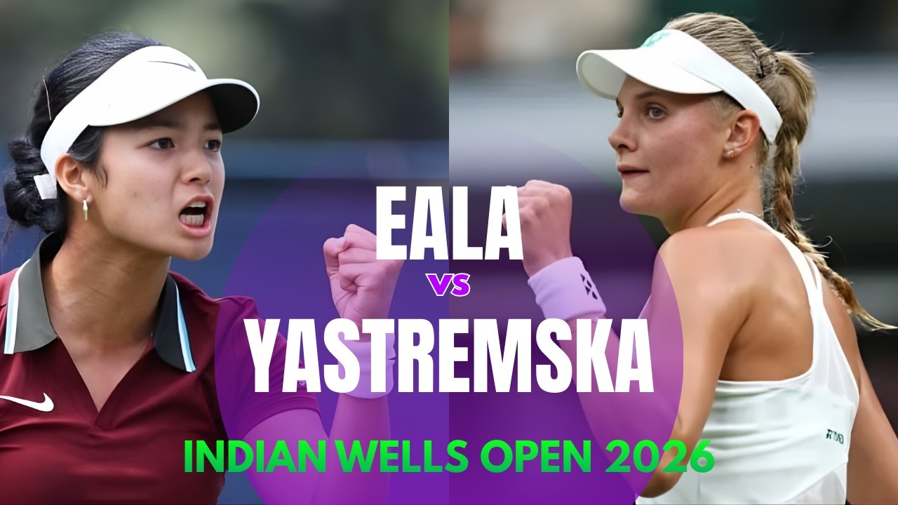 Alexandra Eala vs Dayana Yastremska | Indian Wells 2026 | LIVE Trailer & Countdown Livestream