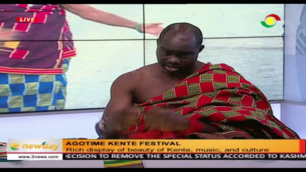 Discussing the Agotime Kente Festival