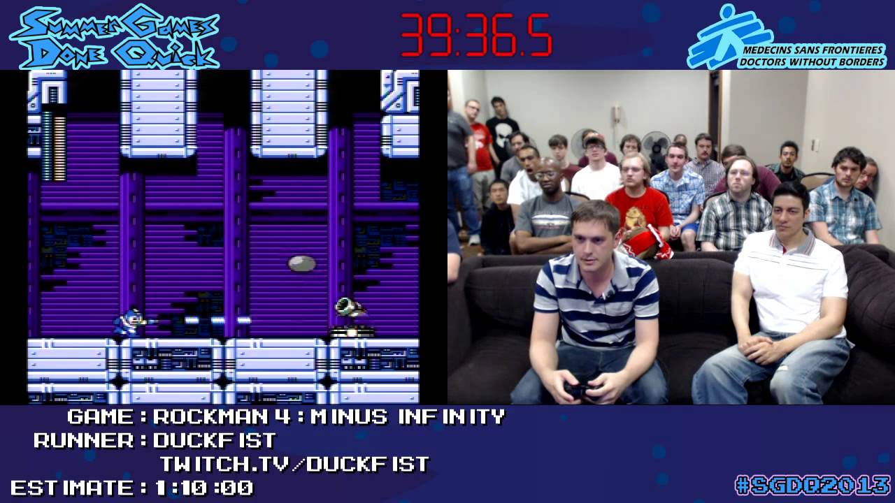 Rockman 4 Minus Infinity :: SPEED RUN in 1:00:43 *#SGDQ 2013*