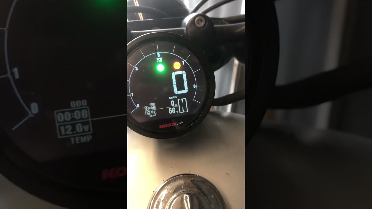 Koso DL-04 for the Yamaha Bolt Demo