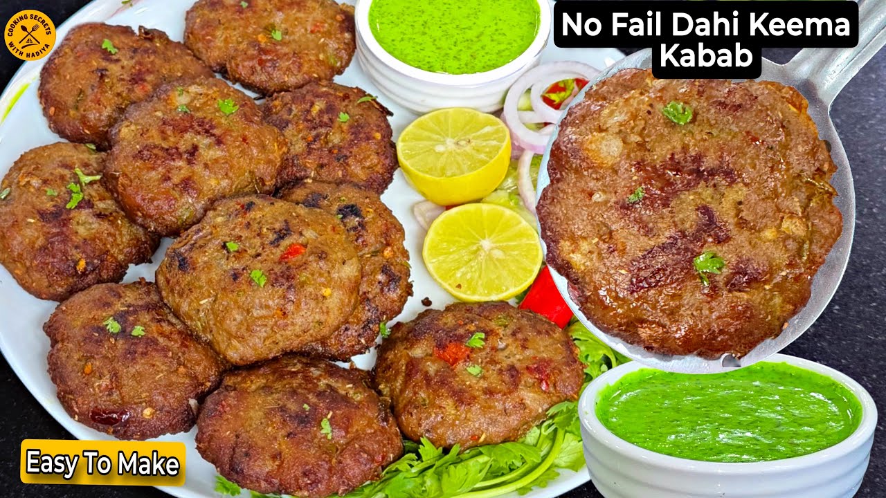 Dahi Keema Kabab Recipe | Chapli Kabab | Kachay Keemay k Kabab | Bakra Eid Special | New Recipe