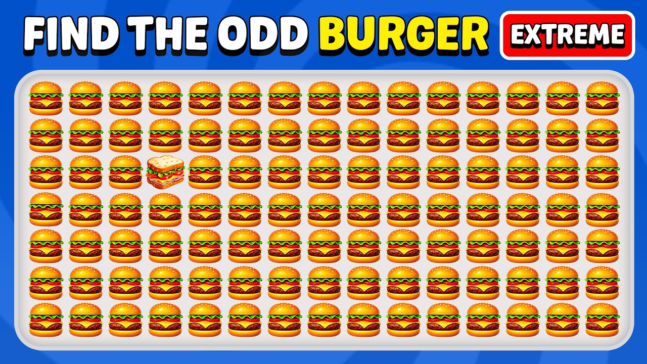 Find the Odd One Out – EXTREME Junk Food Edition 🍔🍟🌭 | 40 Levels | Easy, Medium, Hard  | Piggy Quiz