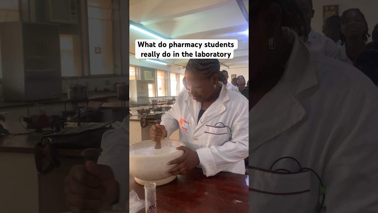 What do college pharmacy students really do in the laboratory #youtubemadeforyou #college #pharmacy